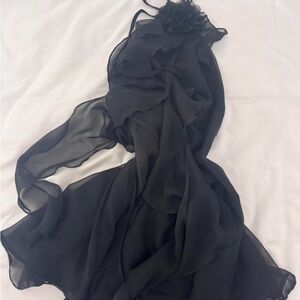 Windsor Black Backless Dress